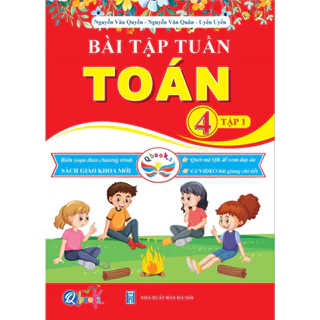 Sách - Bài Tập Tuần Toán Lớp 4 - học kì 1 - Cánh diều (1 quyển)