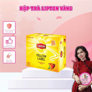 Trà Lipton Vàng Hộp 100Túi | Tổng kho Nguyên liệu giá sỉ