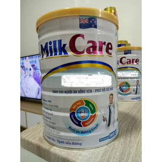 Sữa cho người già yếu ăn kém, phục hồi nhanh sức khỏe Milkcare 900G (DATE XA), dùng được cho người tiểu đường