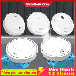 Máy robot hút bụi lau sàn nhà thông minh 3 trong 1 tiện dụng cho gia đình Loại 1 , Bảo Hành 12 tháng