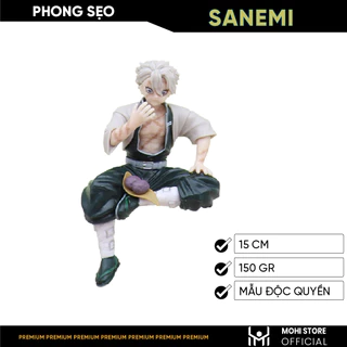 Mô Hình Kimetsu No Yaiba Phong Trụ Sanemi dáng ngồi cao 15cm - Figure Thanh gươm diệt quỷ - No Box