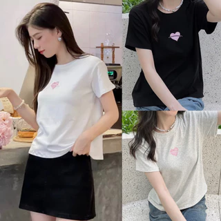 Áo babytee zip hình tim Hot Cực 070 p12k6