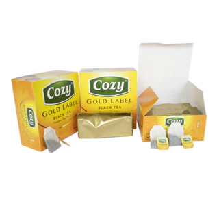 Cozy Trà Đen Nhãn Vàng 100 túi*2gr (COZY GOLD LABEL)