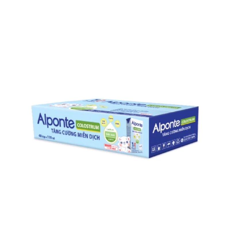 (Date mới) Sữa bột pha sẵn Alponte Colostrum 110ml (1 thùng 48 hộp)