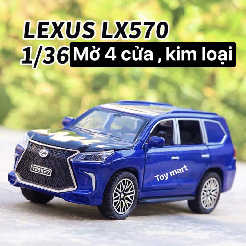 Xe mô hình kim loại Lexus LX570 tỉ lệ 1:36 mở 4 cửa