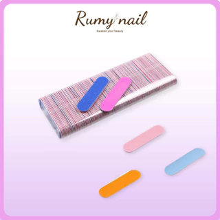 Dũa móng tay mini lốc 100 chiếc 2 mặt nhám, dũa nail box