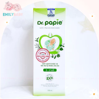 Nước tắm gội thảo dược Dr.Papie 230ml