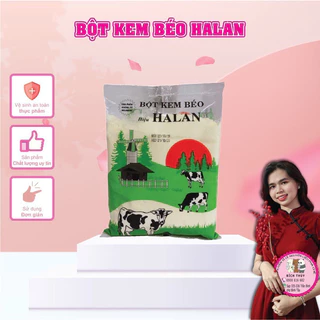 Bột kem béo ( bột sữa) hà lan (halan) con bò 500g nguyên liệu trà sữa