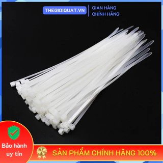 [HỎA TỐC] Bịch 100 sợi dây rút nhựa màu trắng nhiều kích cỡ (10cm-15cm-20cm-25cm-30cm-40cm)