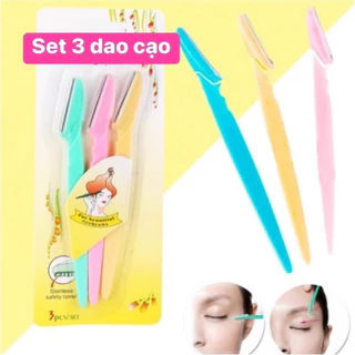 Set 3 dao cạo lông mày an toàn- Chính hãng