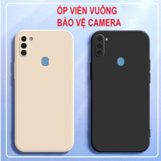 Ốp lưng Samsung A11 / M11 cạnh vuông, viền vuông,SILICON dẻo bảo vệ camera siêu rẻ