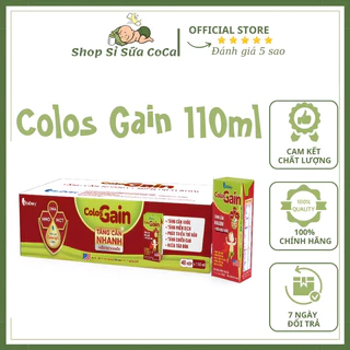 [Thẻ tích xu]Sữa pha sẵn Colos Gain 110ml (thùng 48 hộp)