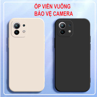 Ốp lưng Xiaomi Mi 11 / Mi 11 Lite 5g / Mi 11 Lite 5g NE cạnh vuông,,bảo vệ camera siêu rẻ