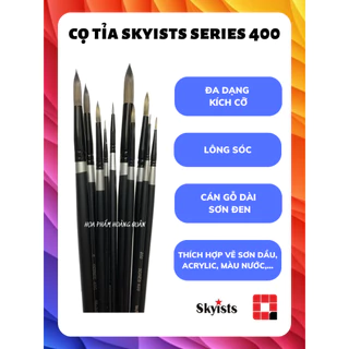 Cọ đầu tròn Skyists Series 400