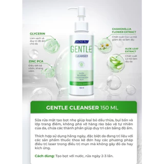 Sữa Rửa Mặt Cho Da Mụn Nhạy Cảm ACNE RX Gentle Cleanser 150ml từ Thái Lan