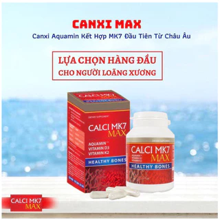 Canxi Tảo biển tự nhiên CALCI MK7 MAX giúp xương chắc khỏe, hỗ trợ phát triển chiều cao cho trẻ