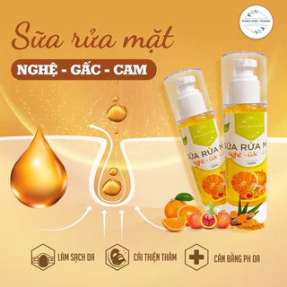 Sữa Rửa Mặt Nghệ - Gấc - Cam TMT