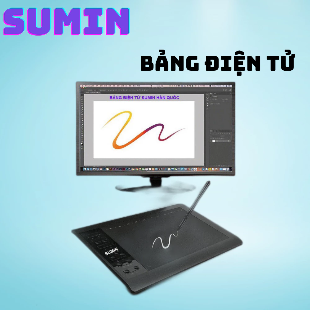 Bảng điện tử Sumin dạy học online, phiên bản nâng cấp của Gaomon 1060 pro, Vinsa 1060plus sử dụng cho mọi hệ điều hành