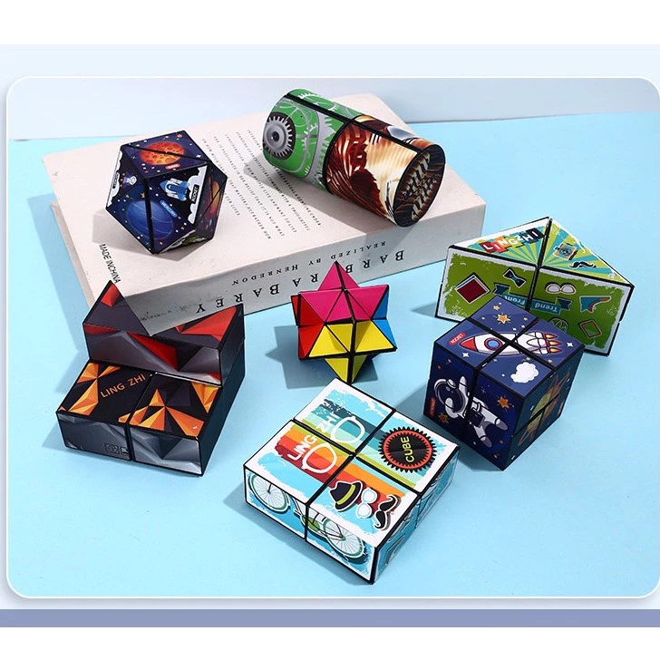 combo 6 khối Rubik biến thể thế hệ 1 nhà MALABEO KIDS cho bé thỏa sức khám phá sáng tạo
