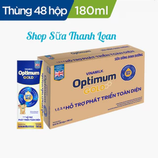 [HSD T1-2025] COMBO 2 Thùng 96 Hộp Sữa Bột Pha Sẵn Optimum Gold 180ml.