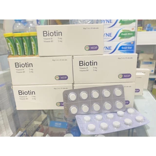 Măng tây baby - Viên uống biotin vitamin h và b5 giúp mọc tóc dài tóc đẹp da móng, trắng mịn da