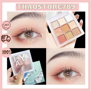 Phấn Mắt Lameila Nhựa 9 Ô Trang Điểm Makeup