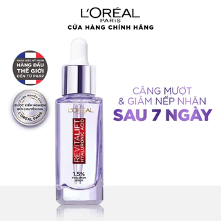 Serum Loreal Siêu Cấp Ẩm Sáng Da - Tinh Chất L'Oréal Paris Hyaluronic Acid 1.5% Dưỡng Trắng Da, Mờ Thâm (cosme)