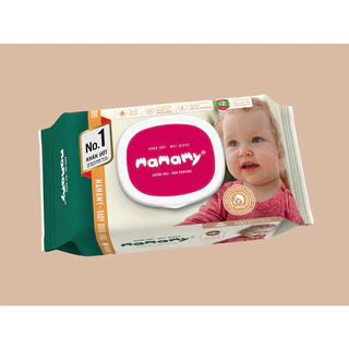 Khăn Giấy Ướt Mamamy Không Mùi - 100 Tờ (Có nắp), dautayshop.vn