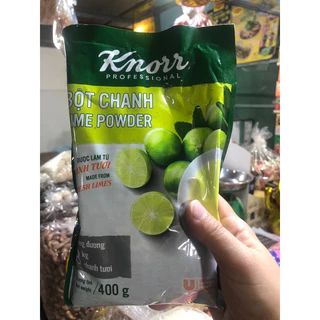 (Mãu mới) Bột chanh và Knorr gói 400g pha nước uống hoặc nguyên liệu nấu ăn