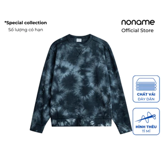 Áo Sweater Nam Regular-fit noname Tie dye /Black_NNMWD701MS192