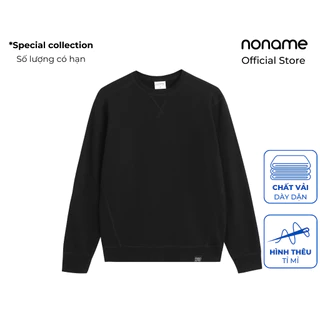 Áo Sweater Nam Regular-fit noname Basic/Black_NNMWD702MS193-01