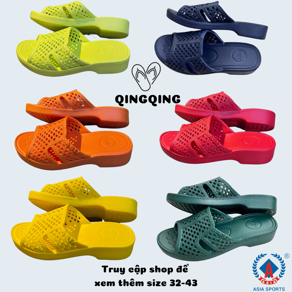 Dép tổ ong,dép đi trong nhà ASIA (size 39 -44) form chuẩn- Hàng chính hãng,đế dày 3.5cm