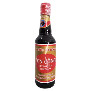 CHAI 500ml NƯỚC TƯƠNG NẤM ĐÔNG CÔ HIỆU CON CÔNG (DATE MỚI 12 THÁNG)