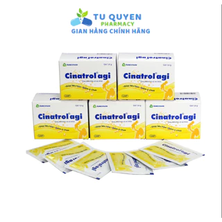 Cốm tiêu hóa trẻ em Cinatrol Agi Gói 1.6 Gam - hỗ trợ tiêu hoá, giảm ợ chua, đầy bụng Hộp 30 gói