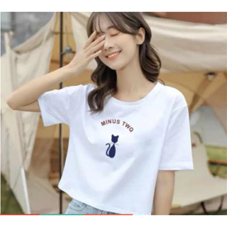 Áo croptop minus chất vải cty mềm mịn form dáng ôm