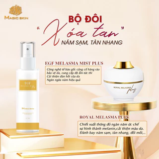 (BỘ 2 SP) Xịt nám tế bảo gốc EGF- bộ đôi căng bóng  Magic Skin