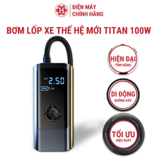 Bơm lốp xe thế hệ mới di động đa năng TITAN 100W