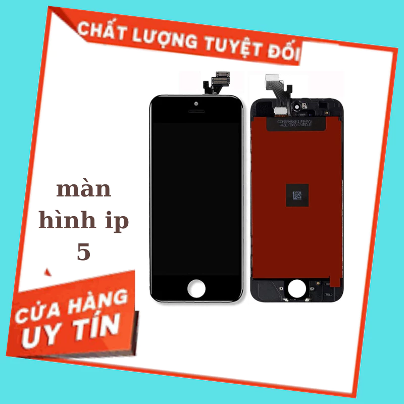 Màn hình cho ip 5s/5g mới thay thế màn cũ cho chất lượng hình ảnh đẹp sắc nét bảo hành 6 tháng