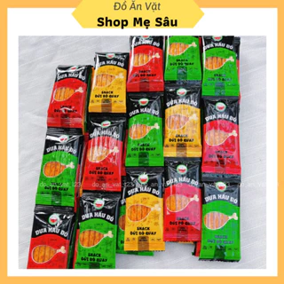 Combo 60 Gói Snack đùi bò cay, Snack Cay Cay Siêu Ngon, Date Mới Nhất