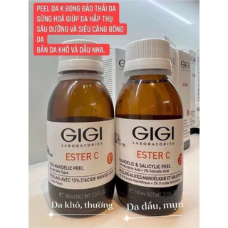 [Lọ Chiet Shop]Peel Căng Bóng Sáng Da GIGI ESTER C 15% Mandelic Peel và 13% Mandelic+ 2% Salicylic