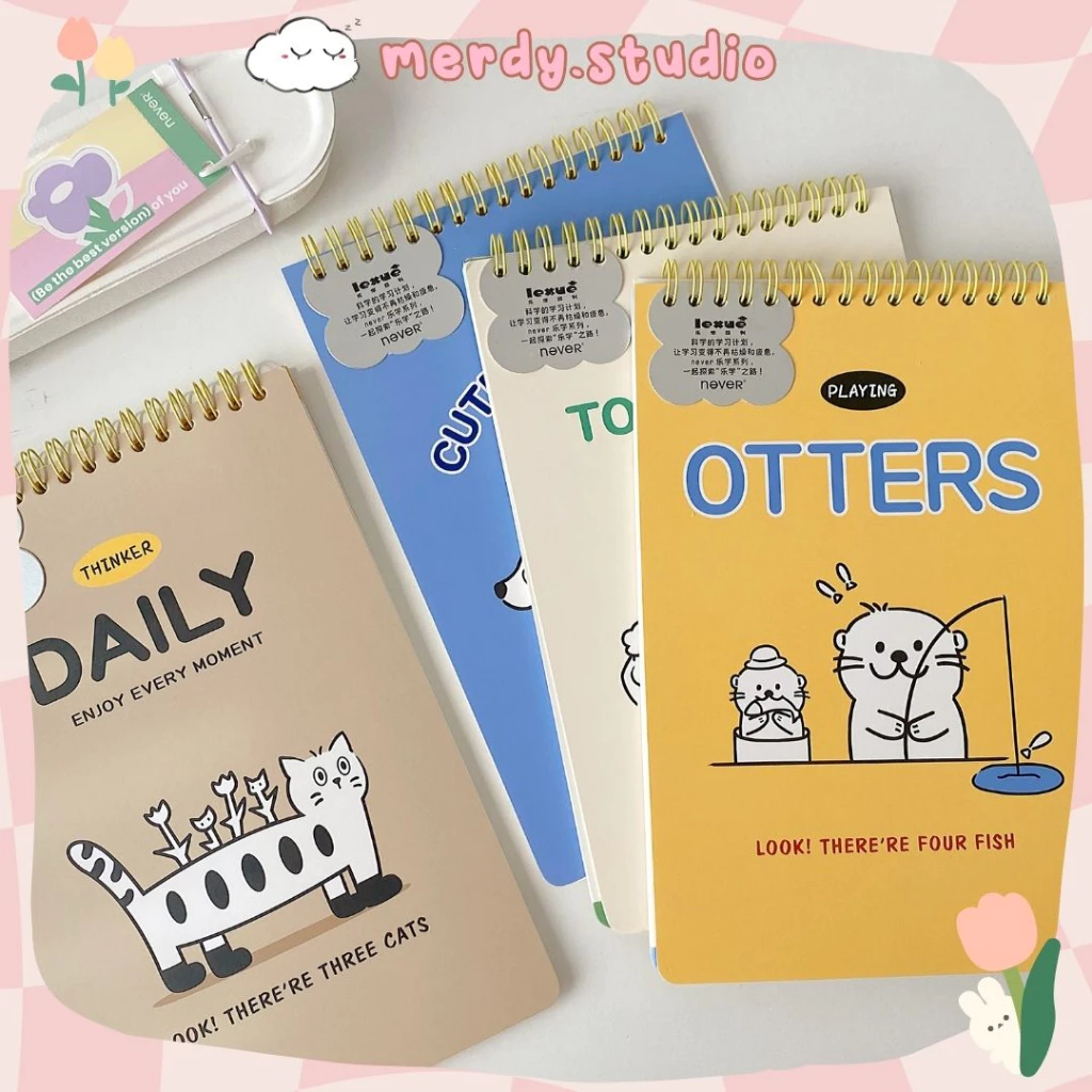 Sổ lò xo record & planner NEVER size A5