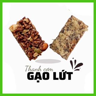 Thanh cơm gạo lứt ngũ cốc hạt/chà bông túi 500g hỗ trợ giảm cân ăn kiêng đồ ăn vặt healthy Let's Nuts