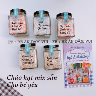 Hạt hữu cơ mix sẵn nấu cháo cho bé ăn dặm