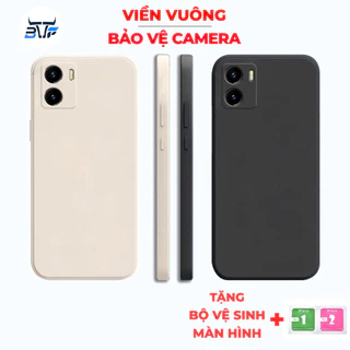 Ốp lưng Vivo Y15s, Y15a, Y01 cạnh vuông, viền vuông, dẻo mềm mịn