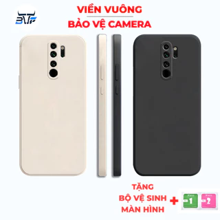 Ốp lưng Xiaomi Redmi Note 8 Pro, Redmi 9, Redmi 8 cạnh vuông, viền vuông, dẻo mềm mịn