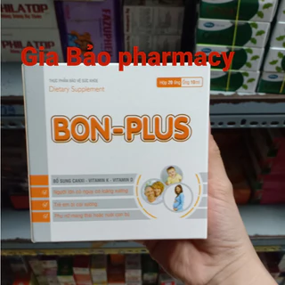 Siro bổ sung canxi BON-PLUS hộp 20 ống giúp xương bé chắc khỏe,phát triển toàn diện