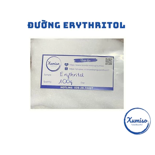 [HCM] Erythritol - Đường tạo mát - Nguyên liệu mỹ phẩm - Xumiso 100G