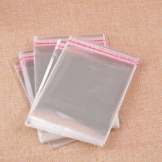 Túi Bóng Kính Dán Miệng 1K size 15×8.1cm Làm sản phẩm khi đóng gói càng đẹp bóng sáng (10 cái)