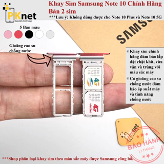 Khay sim Samsung Note 10 dùng cho Samsung Galaxy Note 10 - Bản 2 sim