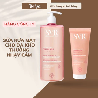 Sữa rửa mặt SVR Physiopure Gelee Moussante, SVR Topialyse Gel Lavant, sữa rửa mặt dành cho da khô nhạy cảm Thi Vũ